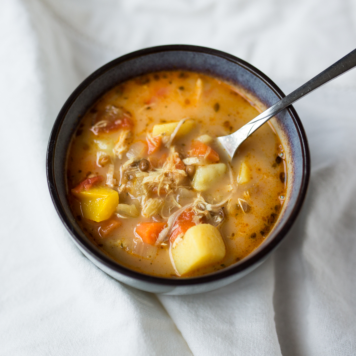 zupa curry z soczewicą